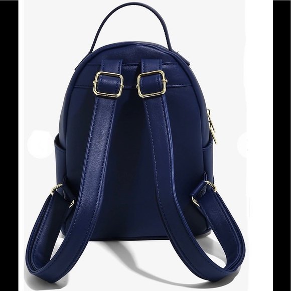 LOUNGEFLY DISNEY THE LITTLE MERMAID Ariel Silhouette MINI BACKPACK & TECH WALLET - Picture 4 of 10